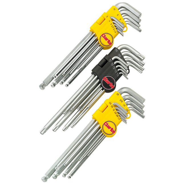 Clarke PRO138 29-Piece Extra Long Hex & Torx Key Set