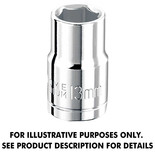 Clarke PRO305 11mm 3/8" Drive 'Flat Drive' Metric Deep Socket