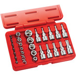 Clarke PRO356 29 Piece 3/8" & 1/4" Drive Torx Socket & Bit Set