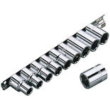 Clarke PRO366 10 Piece 1/2" Socket Set Metric