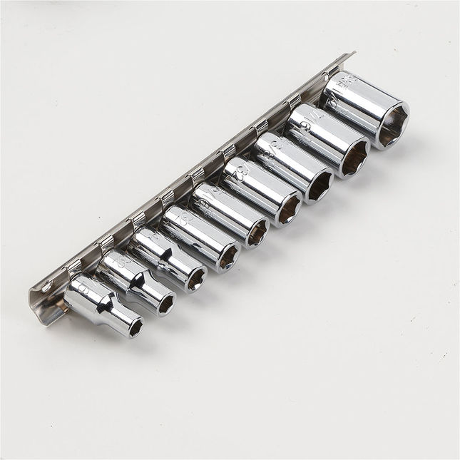 Clarke PRO415 1/4"D Socket Set on Clip - AF 9 pc