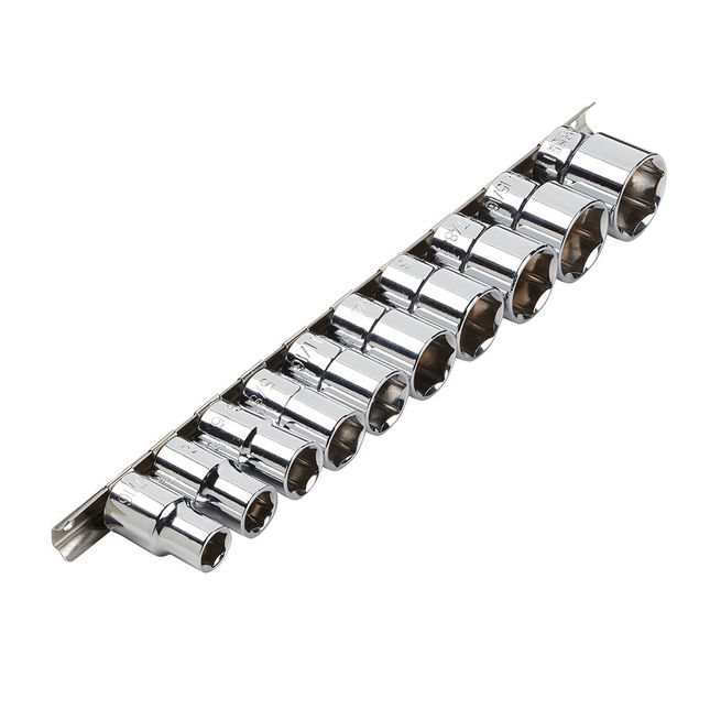 Clarke PRO417 AF 1/2" Drive Socket Set on Rail