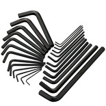 Clarke CHT100 25 piece AF/Metric HEX key set