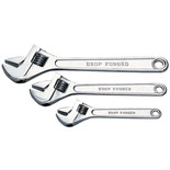 Clarke CHT104 3 piece Adjustable Wrench Set