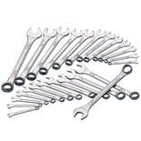 Clarke CHT105 24 piece AF/Metric Combination Spanner Set