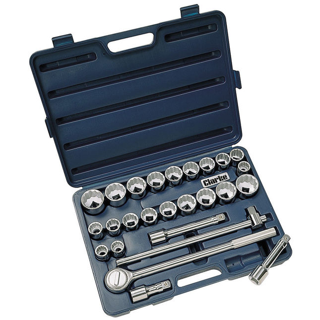 Clarke CHT263 26 Piece 3/4" Drive Socket Set