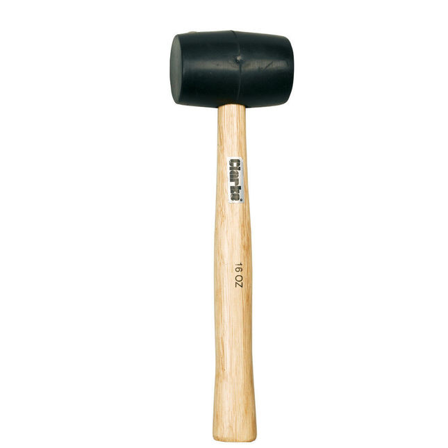 Clarke CHT291 16oz Black Rubber Mallet