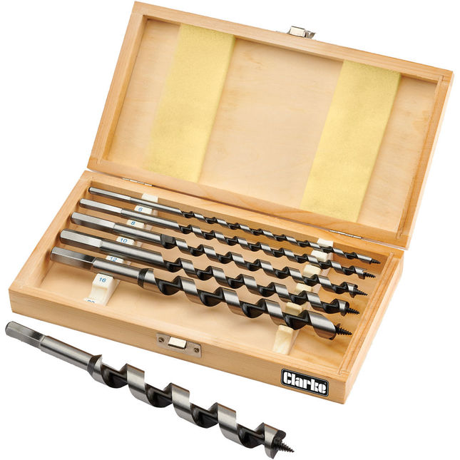 Clarke CHT361 6 piece Auger Bit Set
