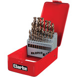 Clarke CHT384 25 piece Cobalt Steel Drill Bit Set (1-13mm)