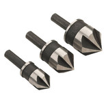 Clarke CHT531 - 3 piece Countersink Flute Set