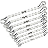 Clarke CHT807 8 piece 6 - 22mm Deep Offset Ring Spanner Set