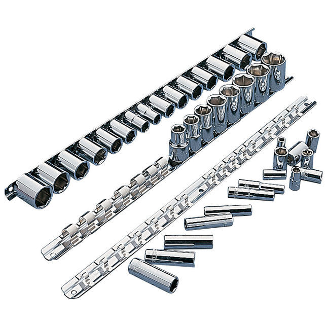 Clarke CHT861 3 Piece Socket Rail Sets