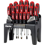 Clarke CHT923 44 Piece Screwdriver & Bit Set