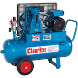 Clarke XEP15/50 (O/L) 14cfm 50 Litre 3HP Portable Industrial Air Compressor (230V)