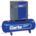 Clarke CXR5R 17.1cfm 200 Litre 5.5HP Industrial Screw Compressor (400V)