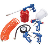 Clarke KIT1100 5 Piece Air Tool Kit With Gravity Fed Spray Gun