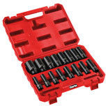 Clarke CIS12/16D 16 Piece 1/2" Drive 10 - 32mm Deep Impact Socket Set