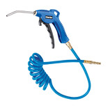 Clarke CAT210 Air Blow Gun with Spiral PU Air Hose