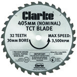 Clarke 405mm TCT Circular Saw Blade for CLS405