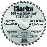 Clarke 505mm TCT Circular Saw Blade for CLS505