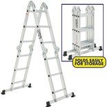 Clarke FPL3 10-in-1 Multi Function Aluminium Ladder