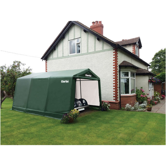 Clarke CIG81216 Garage / Workshop - Green (4.9 x 3.7 x 2.5m)
