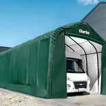 Clarke CIG1640 XX-Large Garage / Workshop with Apex Roof – Green (40'x16'x14.5' / 12x4.9x4.3m)