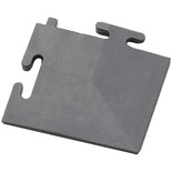 Clarke Grey PVC Corner Piece for Interlocking Floor Tiles (Single Unit)