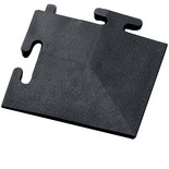 Clarke Black PVC Corner Piece for Interlocking Floor Tiles (Single Unit) 