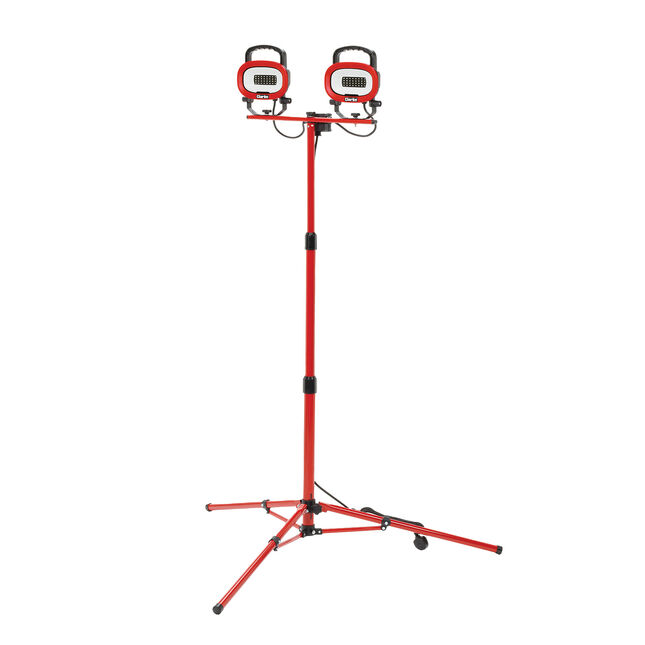 Clarke SMD84TN Twin Head LED Work Light with Tripod (230V - 2x2100Lm)