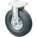 ML819R 200mm Heavy Duty Fixed Castor - Rubber