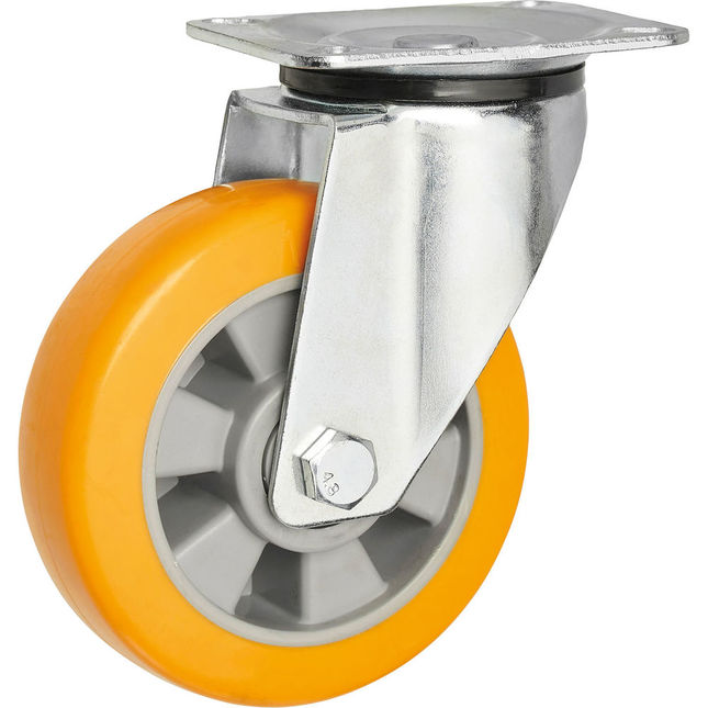 Clarke ML125SPU 125mm PU Swivel Castor (250kg)