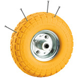 Clarke PF200 Puncture Proof Yellow Tyred Wheel 200mm