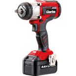 Clarke CIR184LIP 18V 400Nm 1/2" Drive Impact Wrench With 2 x 4Ah Batteries & Charger