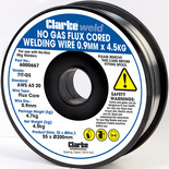 Clarke Weld No Gas Flux Cored Welding Wire 0.9mm x 4.5kg