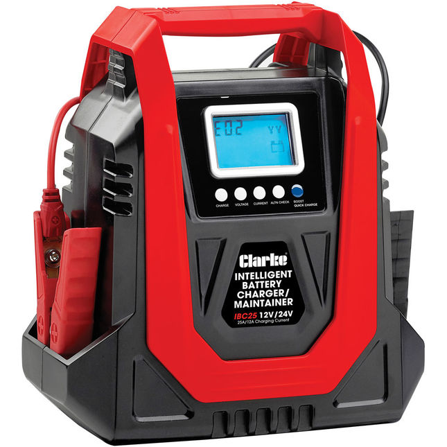 Clarke IBC25 12/24V 15A Intelligent Battery Charger