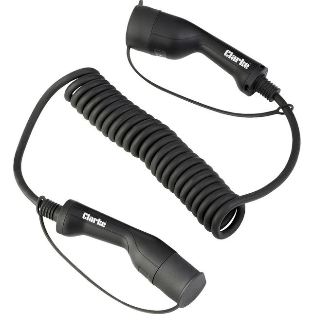 Clarke CEV16CC Type 2 to Type 2 EV Charging Cable – 230V / 16A (3.7kW)