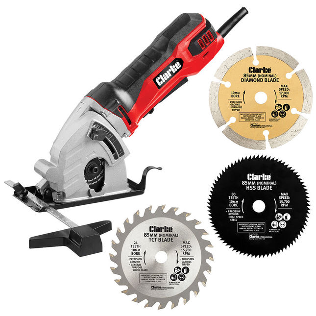 Clarke CPS85 85mm Mini Circular/Plunge Saw