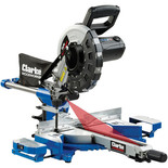 Clarke CMS10S2B 255mm Sliding Compound Mitre Saw (230V) with Laser