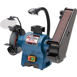 Clarke CBG6SC 6" Bench Grinder with Sanding Belt & Lamp (250W)