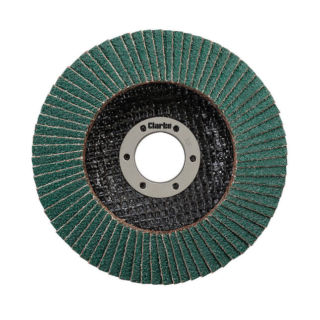 Clarke 115mm Zirconium Flap Disc 22mm Bore