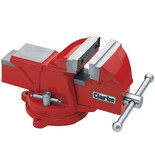 Clarke CVR5RB 125mm Workshop Vice (Swivel Base, Red)