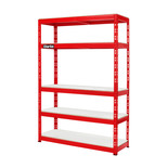 Clarke CSR5450RP Heavy Duty Boltless Shelving (Red)