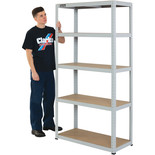 Clarke CSM5100LG 100kg Boltless Shelving (Light Grey)