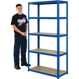 Clarke CSM5175/45BL 175kg Boltless Shelving (Blue)