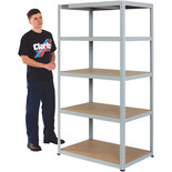 Clarke CSM5175/60LG Heavy Duty Boltless Shelving (Light Grey)