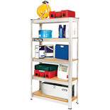 Clarke CSM5150S Heavy Duty 150kg Boltless Shelving (Silver)