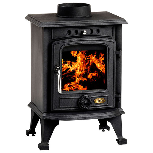 Clarke Carlton III 4.2kW Cast Iron Wood Burning Stove