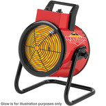 Clarke Devil 7009 9kW Industrial  Electric Fan Heater (400V)