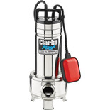 Clarke SWP900A 1½" 1100W 350Lpm 9m Head Heavy Duty Submersible Sewage Pump with Float Switch (230V)